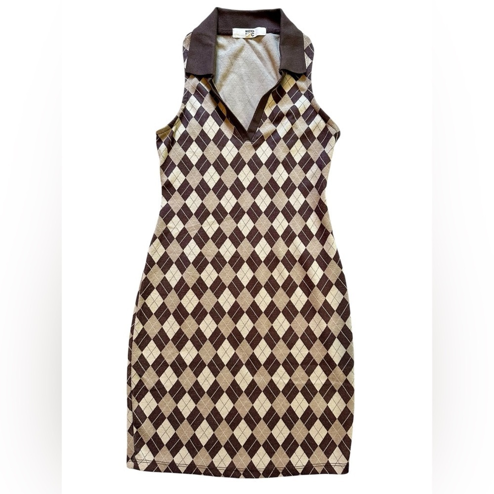 Madden NYC Junior's Sleeveless V-Neck Polo Dress Size XS​​​ - Picture 2 of 8